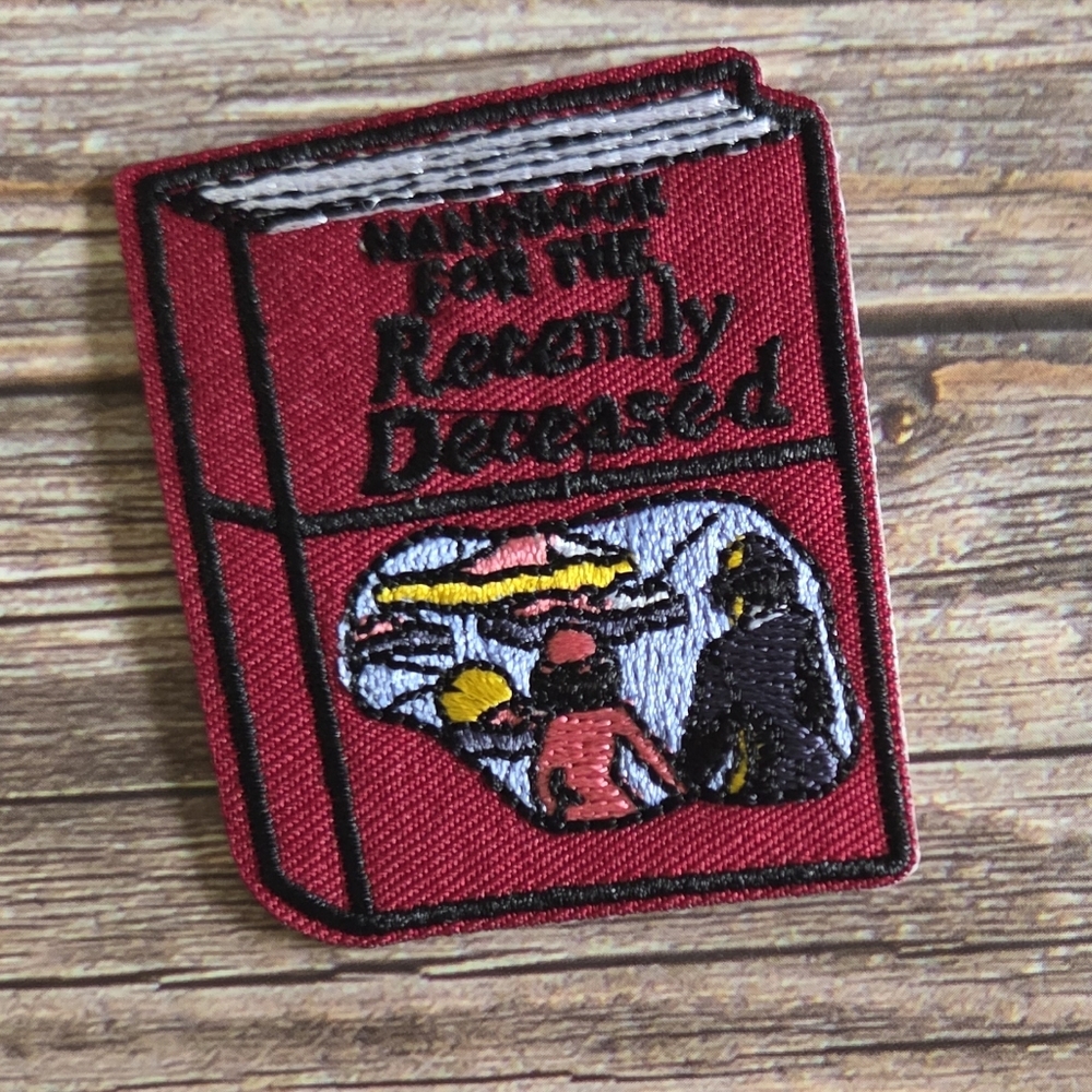 Handbook For The Recently Deceased Beetlejuice Horror 90'S Movie Patch